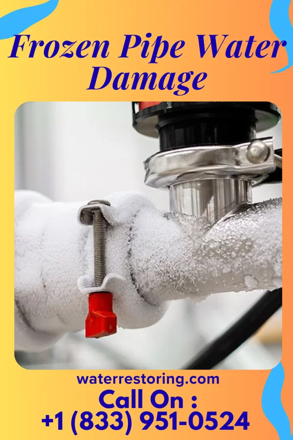 Frozen Pipe Water Damage in Almedia, PA